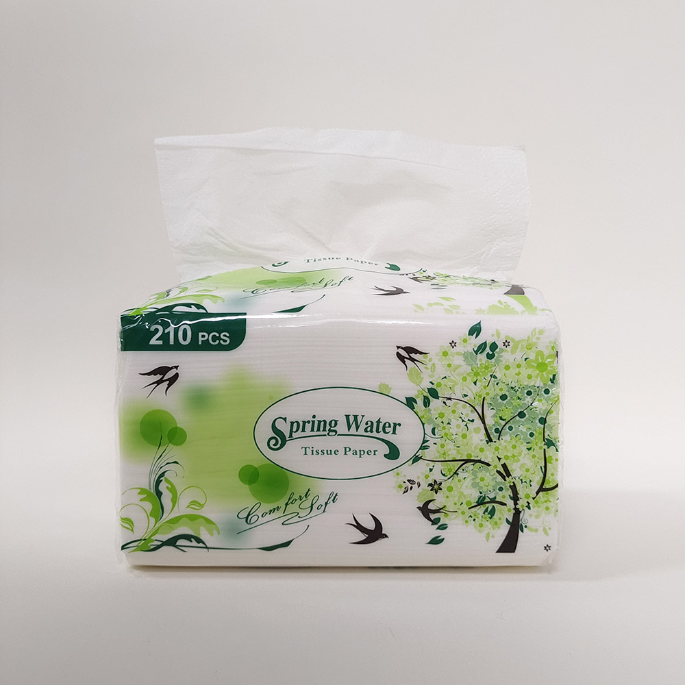 Factory wholesale export tissues, household packaging facial tissues, wettable toilet paper, napkins, household sets, bedroom and dining room paper, facial tissues pic 2