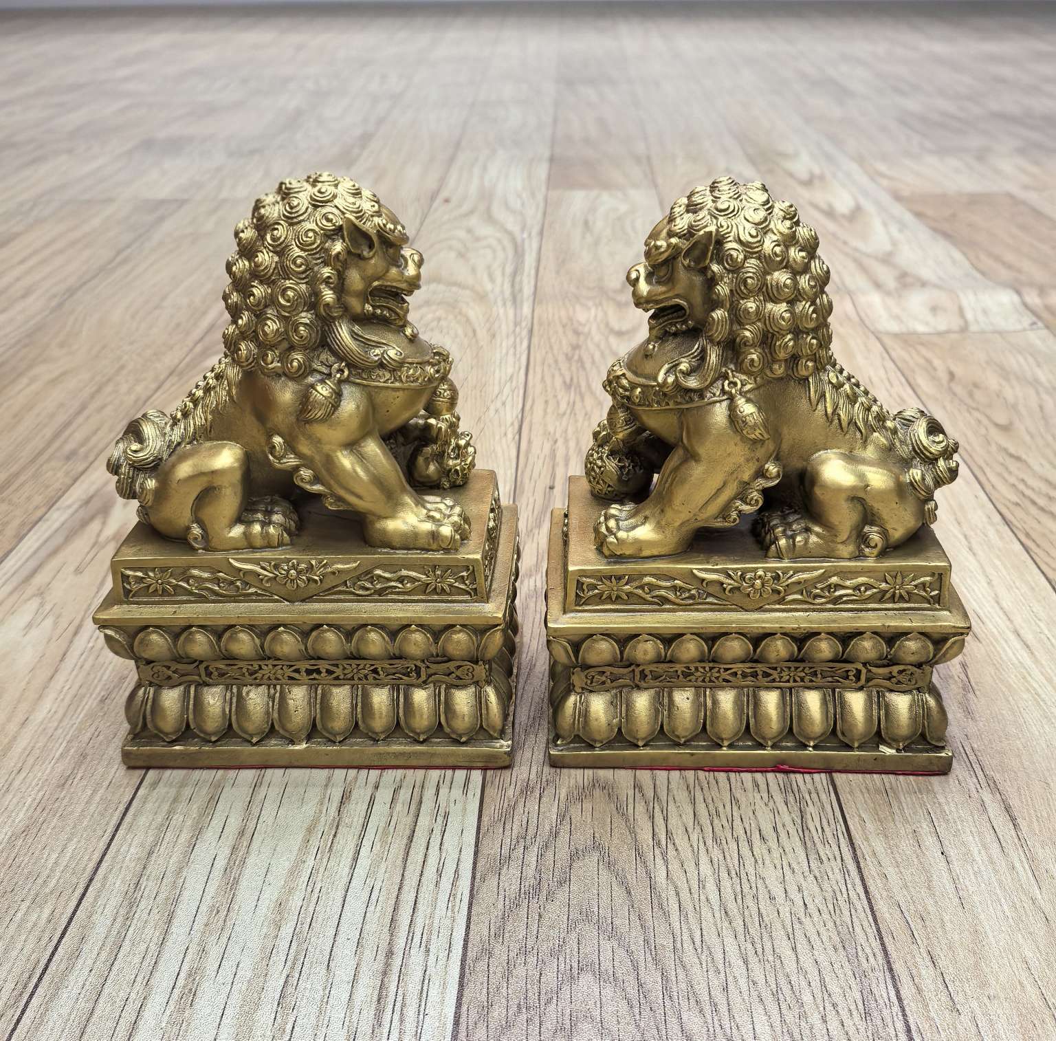 义乌市琳烺工艺品 黄铜摆件批发零售 大象 北京狮子 送子麒麟 火麒麟摆件 金属工艺品详情图2