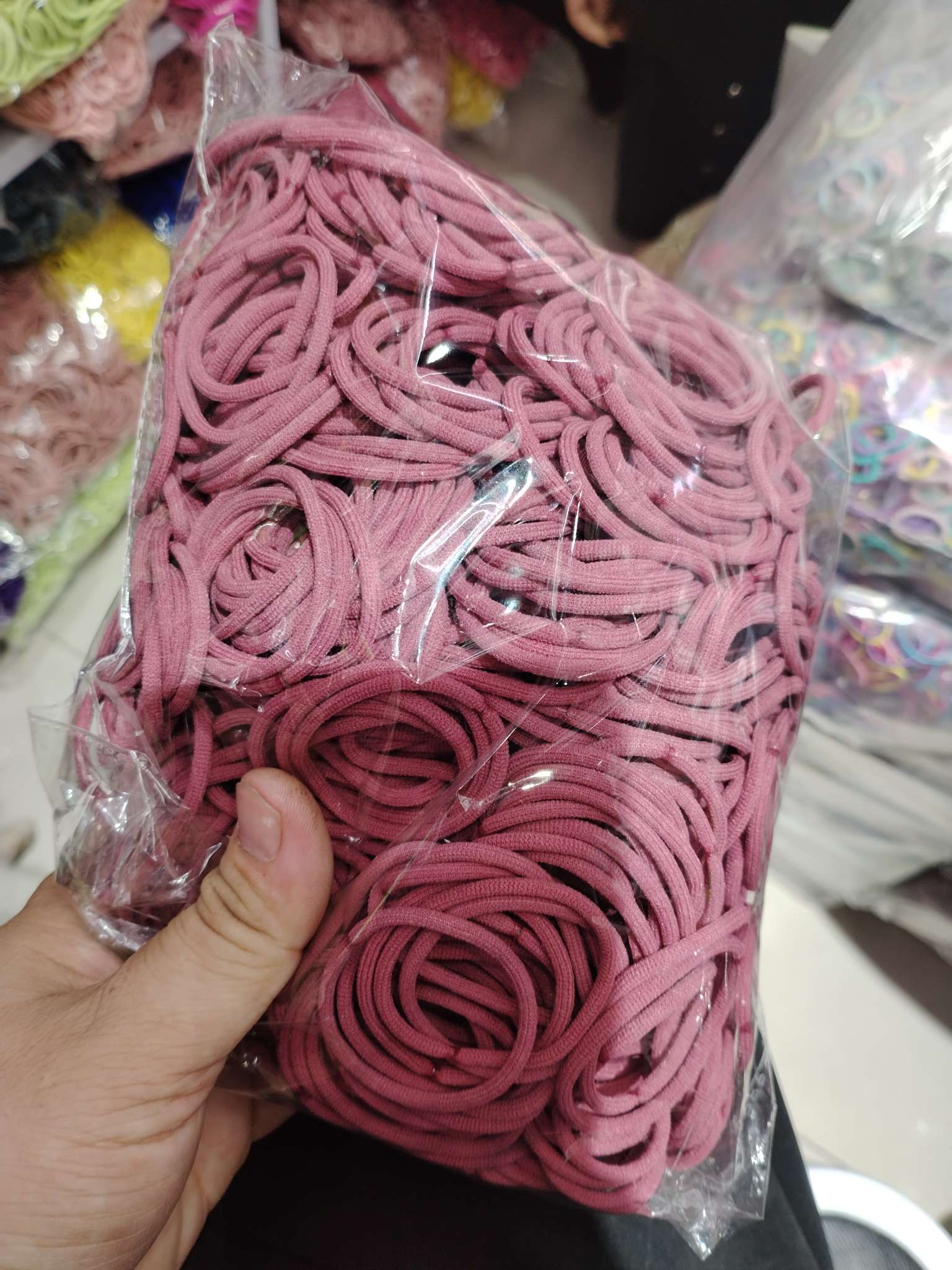 韩版女士拼接发绳发饰头绳简约时尚儿童头饰多色可选发绳头绳产品图