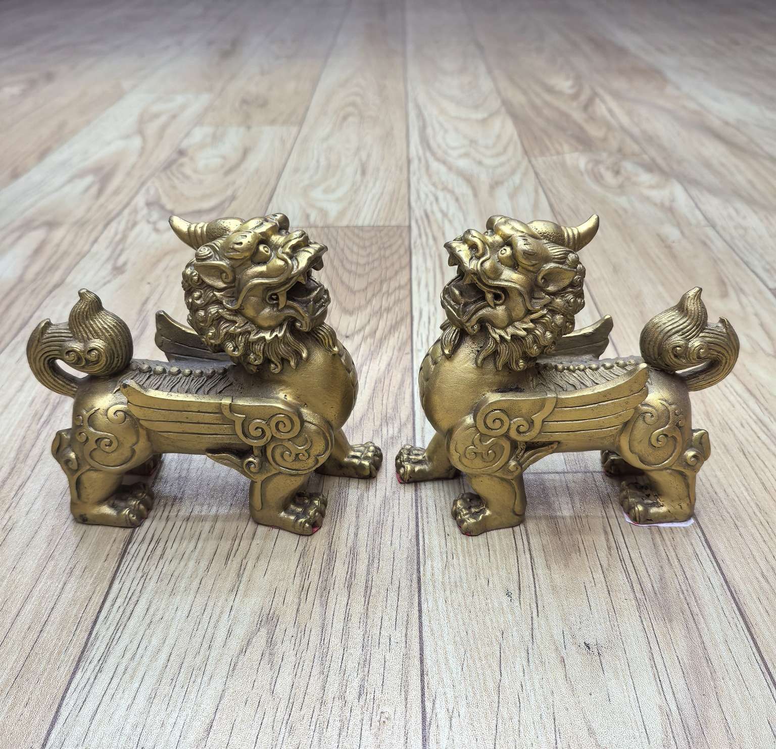 义乌市琳烺工艺品 黄铜材料摆件 金属工艺品 财富麒麟 金钱貔貅批发零售