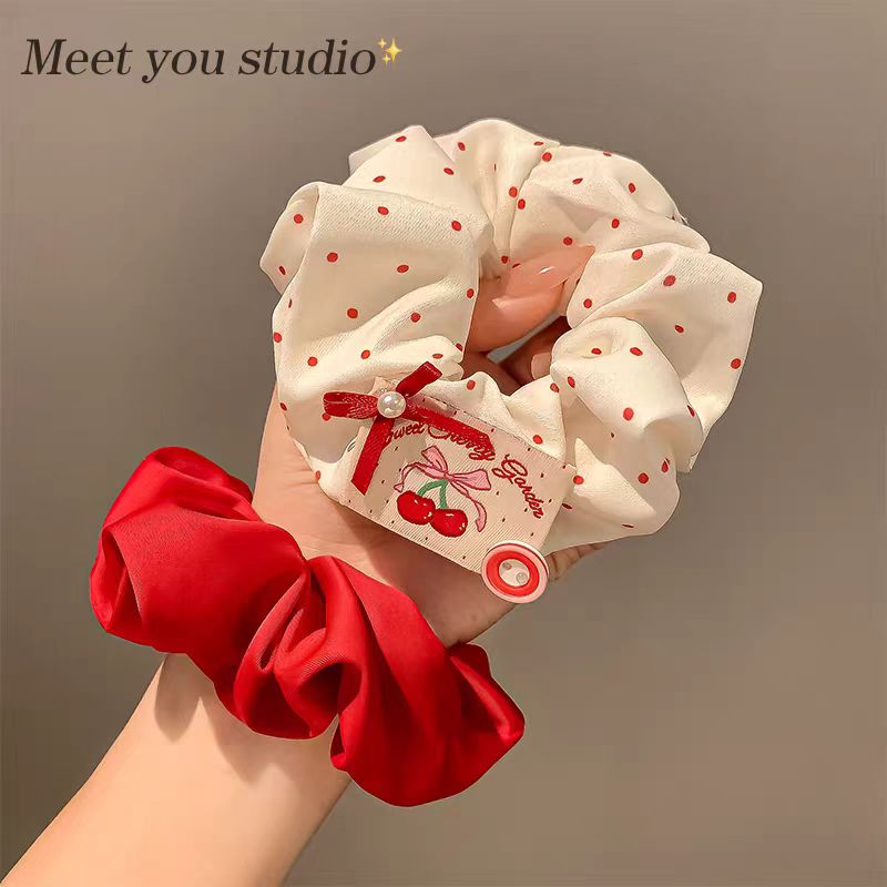 发圈/大肠发圈/头绳/饰品/大肠圈白底实物图