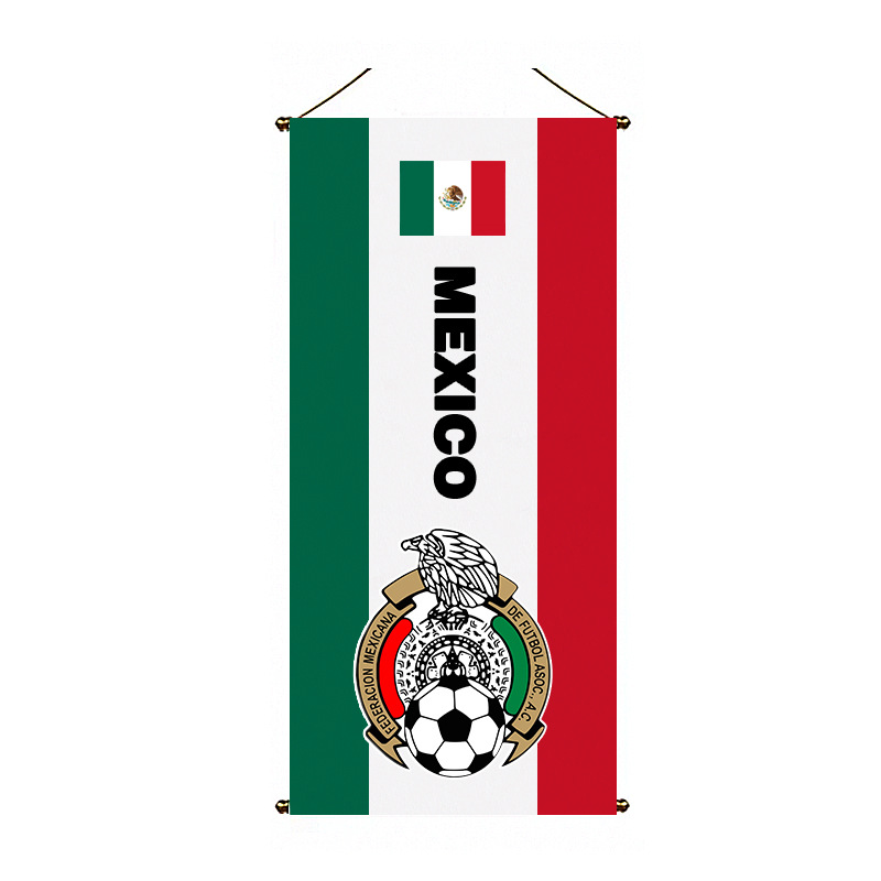 Chuangdong Flag 2026 World Cup fan Products, hanging flags, bar decorations, football event club flags customization in the US, Canada and Mexico Item Picture