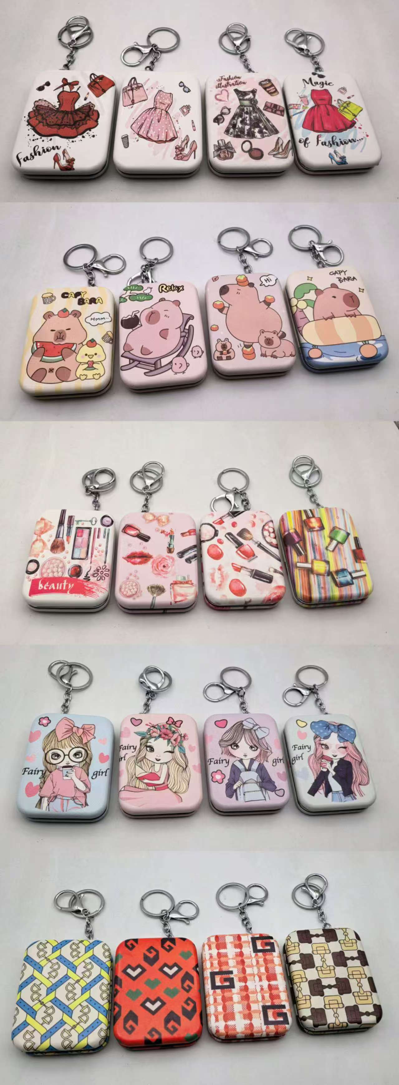 镜子/镜梳/LED化妆镜/防碎镜子/折叠多面镜细节图