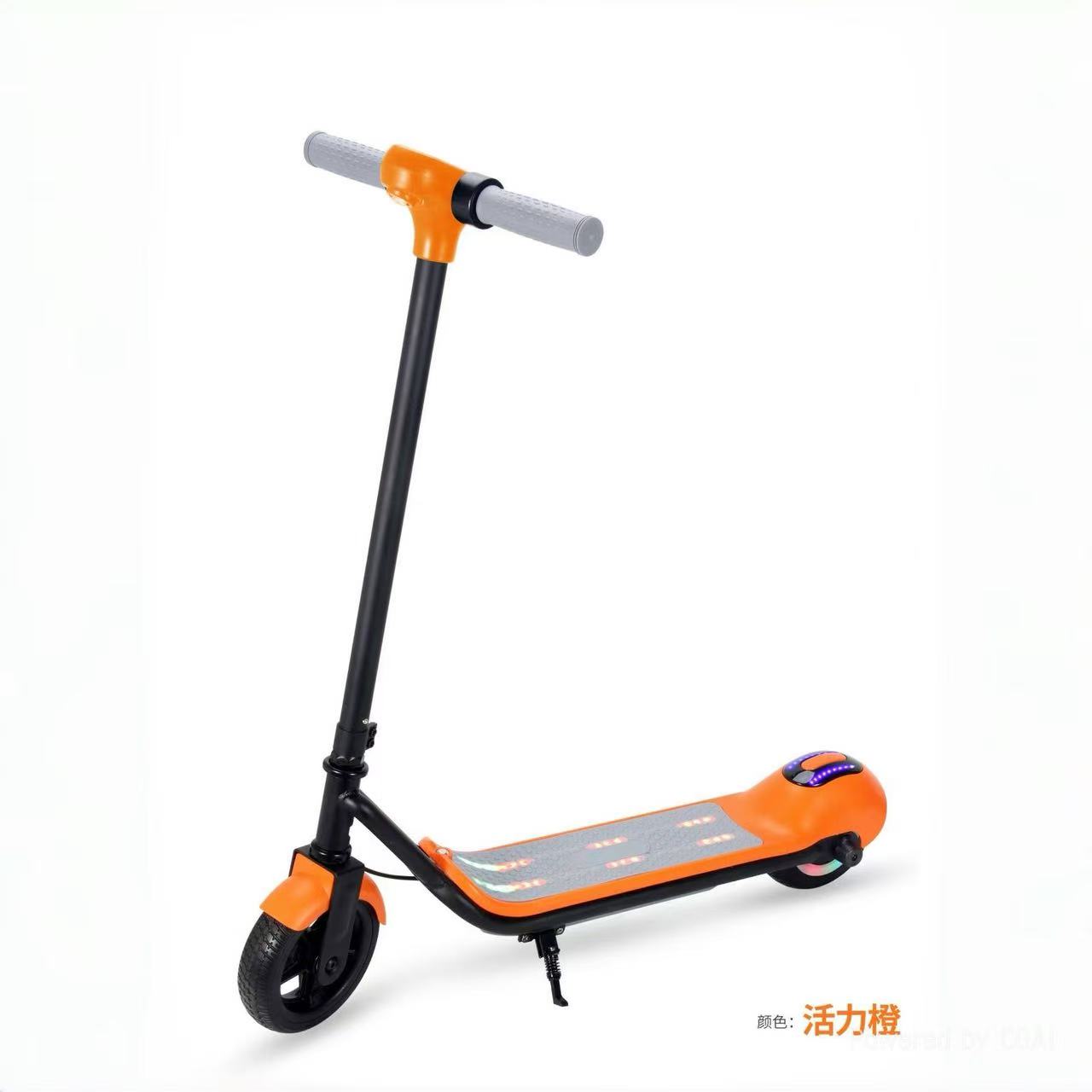 儿童电动助力车滑板车6.5寸两轮小区公园代步车外贸滑行车scooter