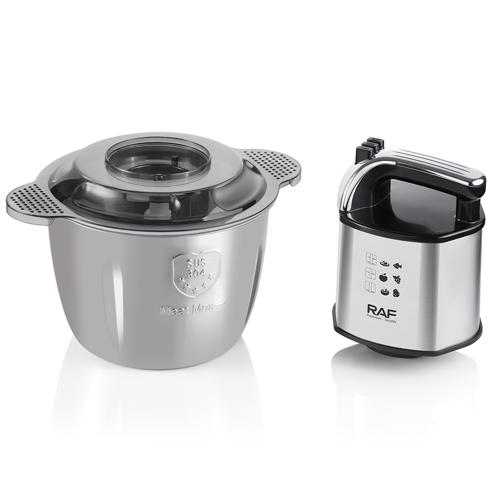 RAF European standard cross-border multi-functional electric meat grinder, 3L large capacity stainless steel filling grinder, garlic grinder and meat grinder Specification drawing