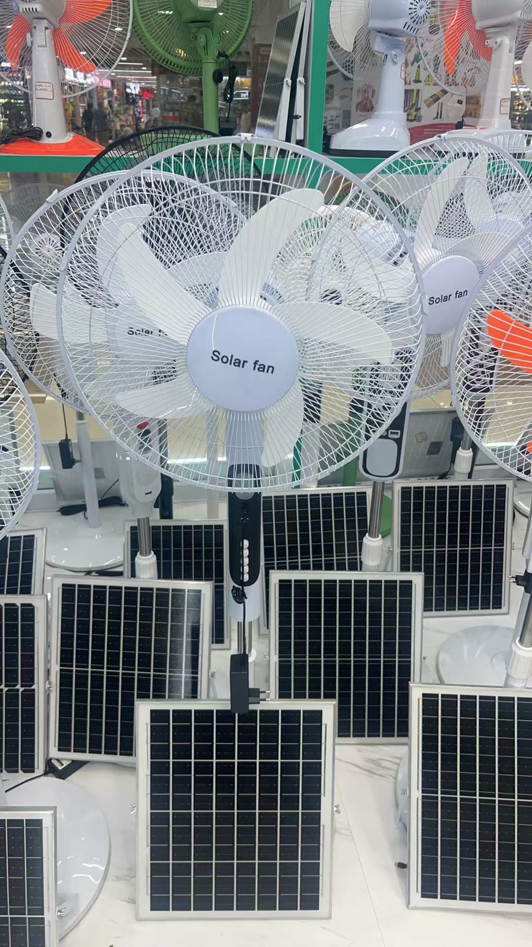 太阳能板电风扇户外厂家直销