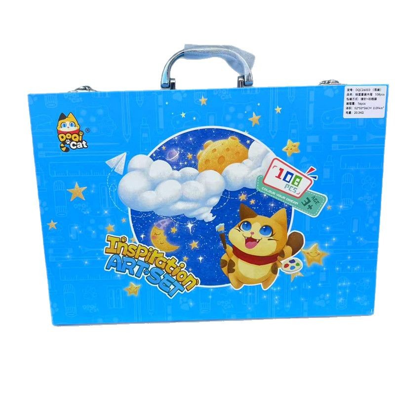 108 Watercolor Pen Set, Brushes, Children's Day painting stationery, color pen gifts, painting set wholesale Item Picture