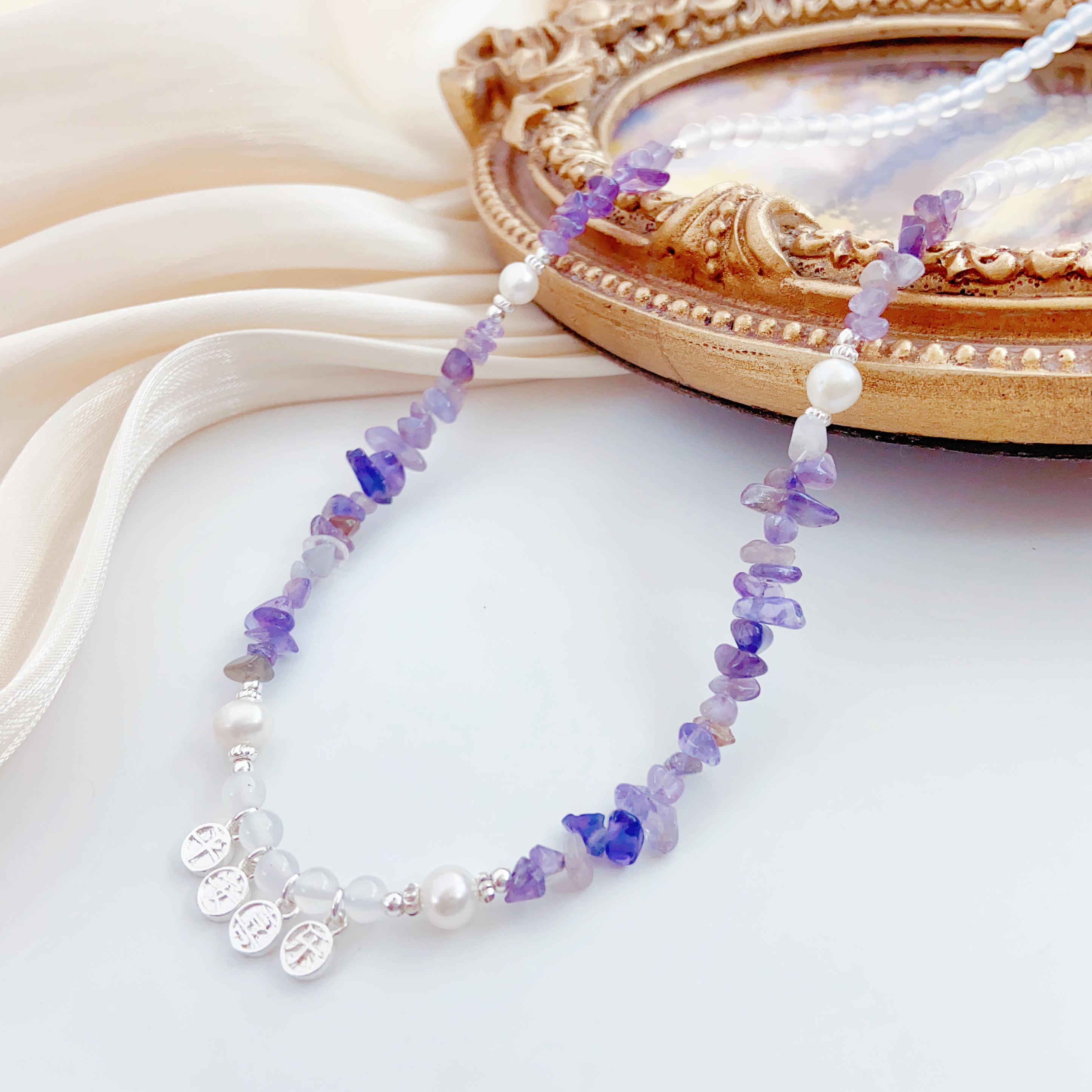 Pearl Necklace Pendant, A Light Luxury And Niche Design For Women, A Hot Girl And Internet Celebrity, A High-End Collarbone Chain, A Versatile Necklace details Picture