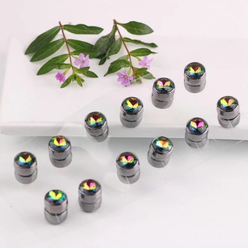 穆斯林跨境个性磁铁扣水钻玻璃磁铁配饰民族风配饰大方巾马来西亚头巾帽方形包头巾宗教头巾头巾帽饰品不伤丝巾装饰