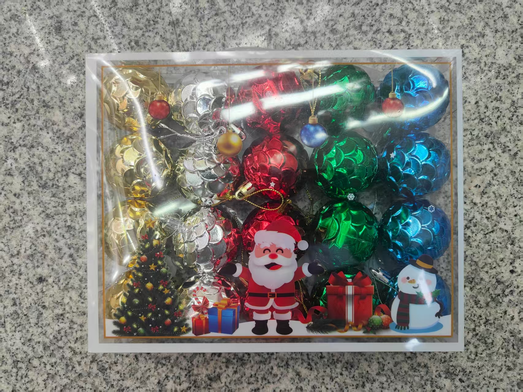 雅洋圣诞工艺品 圣诞装饰品圣诞树挂件圣诞节用品圣诞球圣诞节装饰品节日布置装饰品