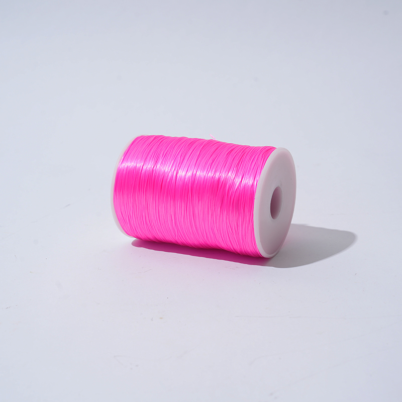 1000-meter large roll of Korean imported flat elastic wire, diy beaded string, colorful elastic rope, beaded string, cultural and recreational string Item Picture