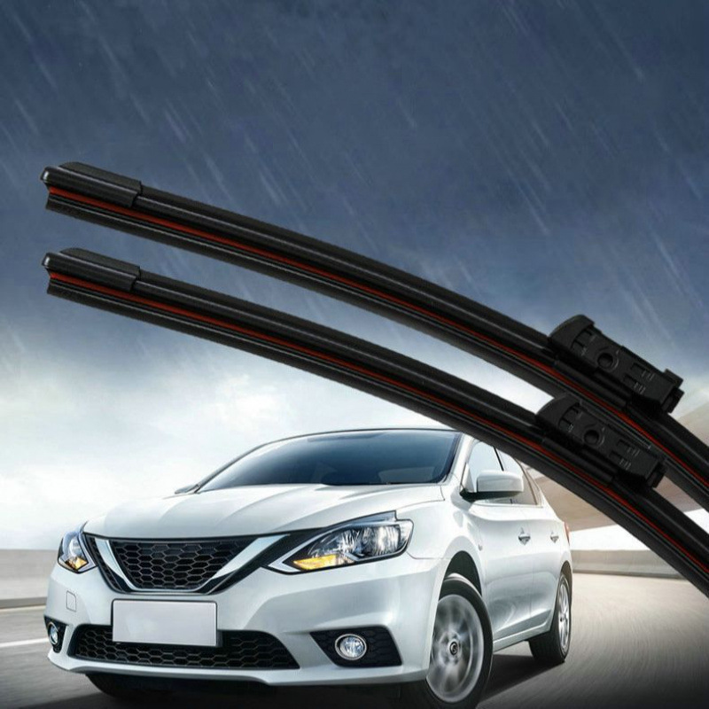 Factory wholesale of car wipers, front windshield wipers for snowy cars, and double rubber strip wipers for household cars
