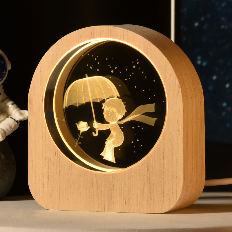 灯饰照明专用工艺装饰台灯圣诞铁艺亚克力摆件装饰品家居装饰品水晶球小夜灯生日礼物详情图10