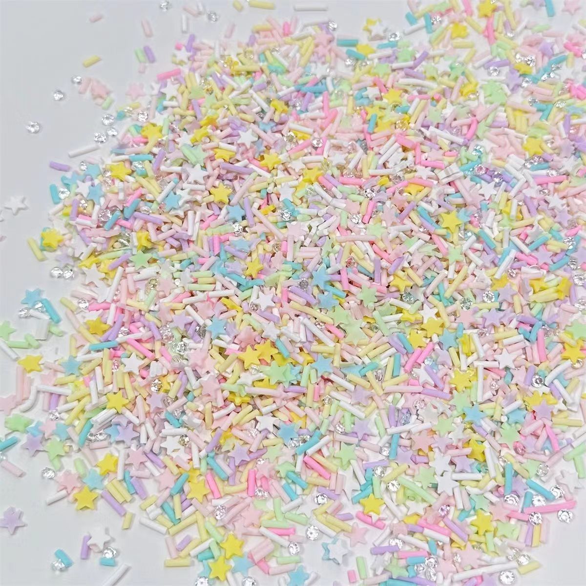 软陶片，亮片，金粉，珠光粉，水果片，美甲饰品，DIY配件