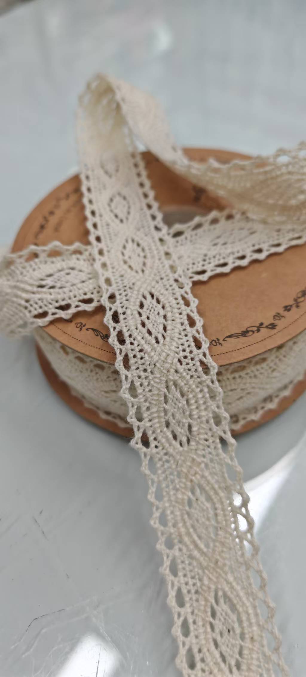 Spring new water-soluble lace mesh fabric, lace sequins, hanging beard collar, double lace 18