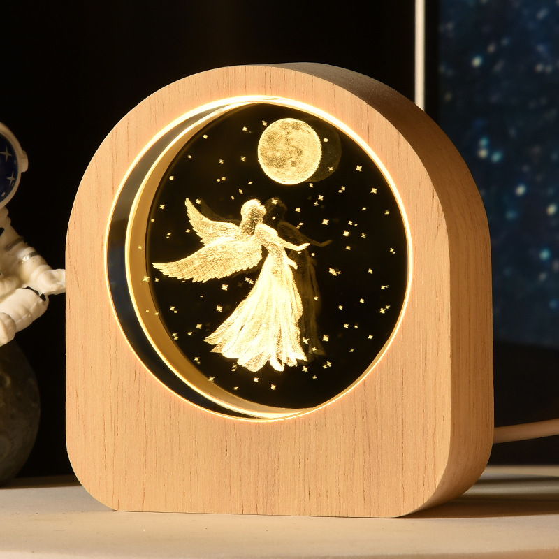 灯饰照明专用工艺装饰台灯圣诞铁艺亚克力摆件装饰品家居装饰品水晶球小夜灯生日礼物详情图9