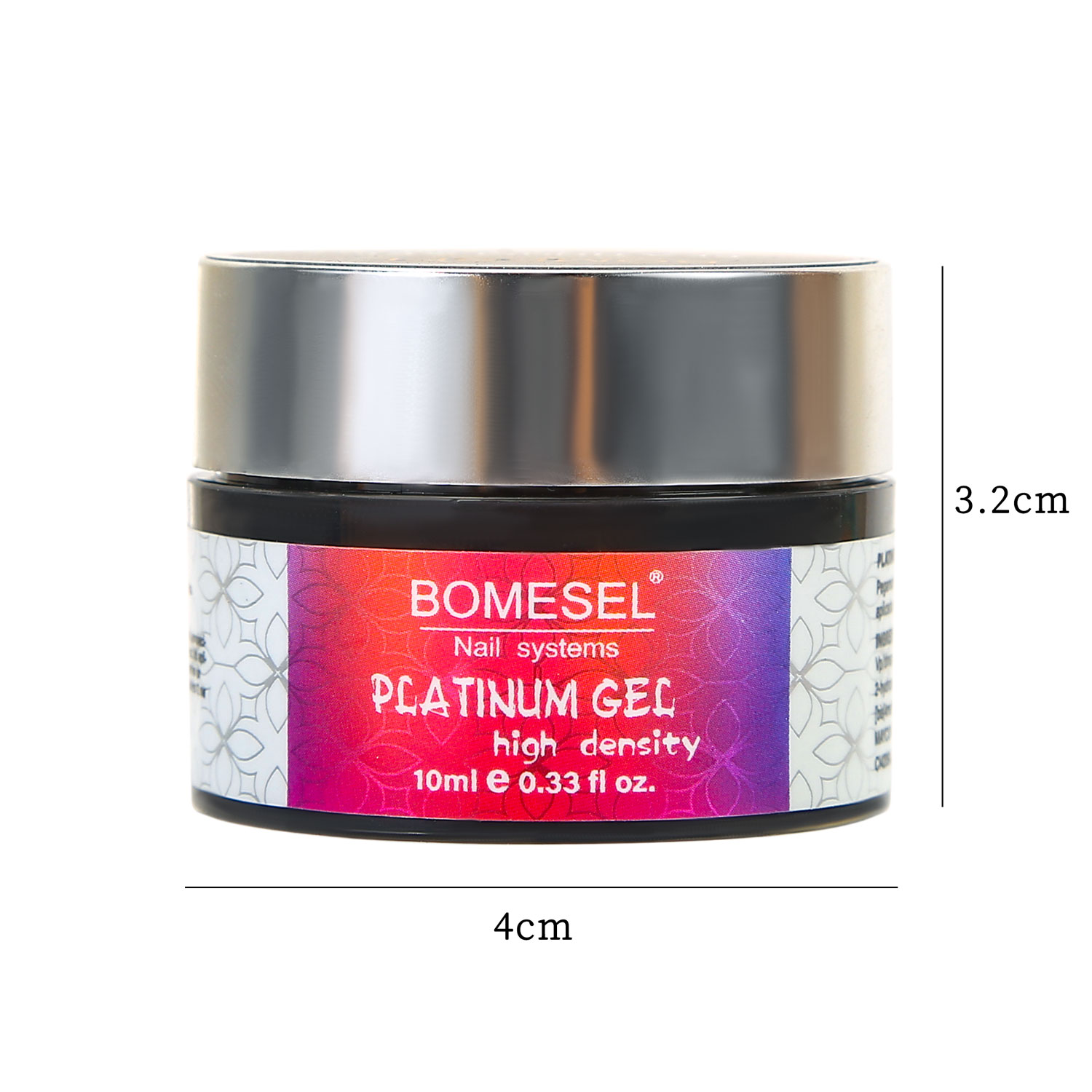 Cross-border Brilliant Starlight Sparkling Platinum Nail Polish Adhesive 12-color, a popular whitening function adhesive for nail salons Specification image