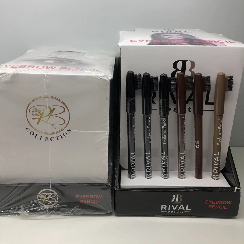 跨境专供液体水眉笔套盒自然流畅野生眉不易脱色爱沃玛BOX3046眉笔