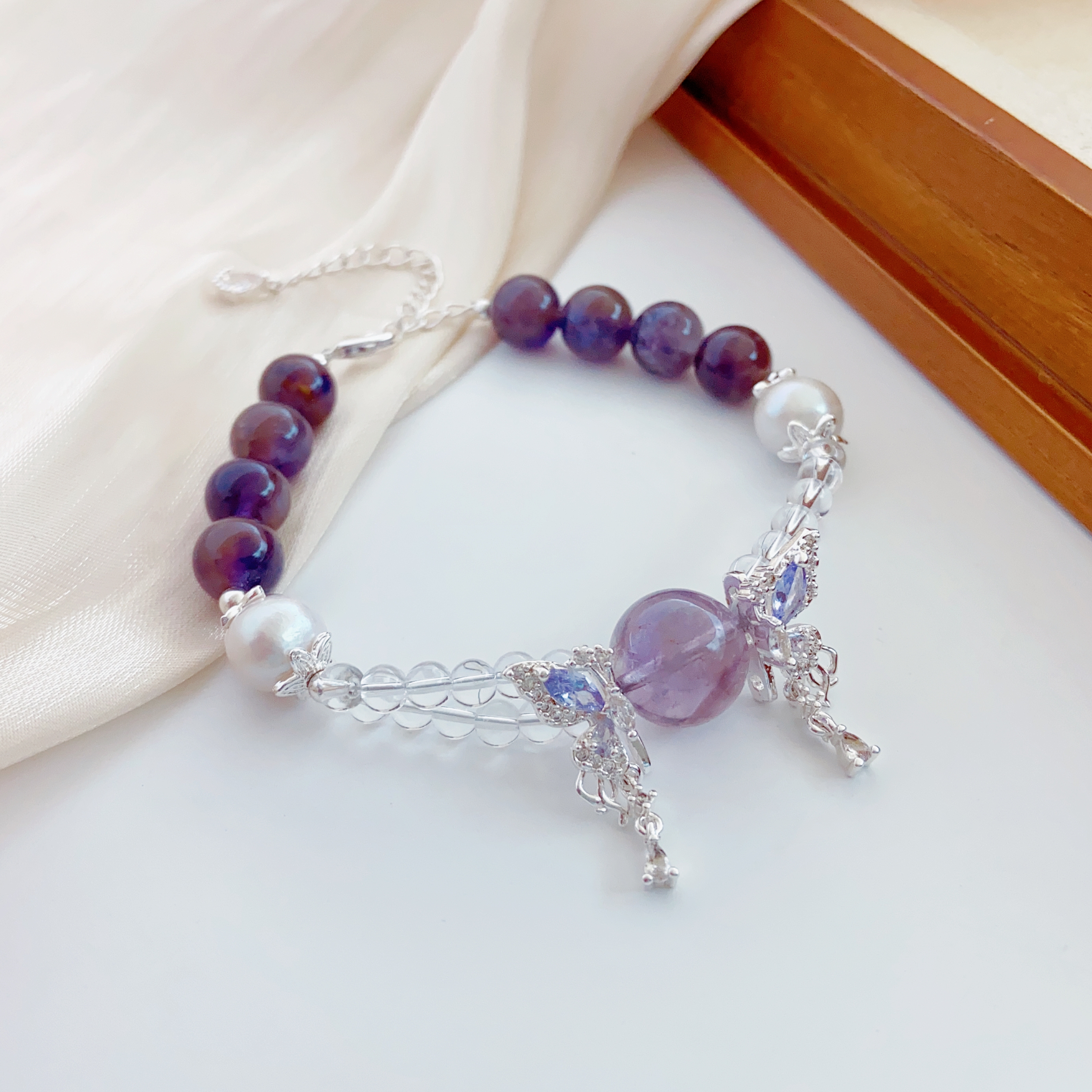 Freshwater pearl bracelet women's fashion bracelet, high-end and personalized accessory bracelet wholesale, suitable for daily wear, parties and banquets Specification image
