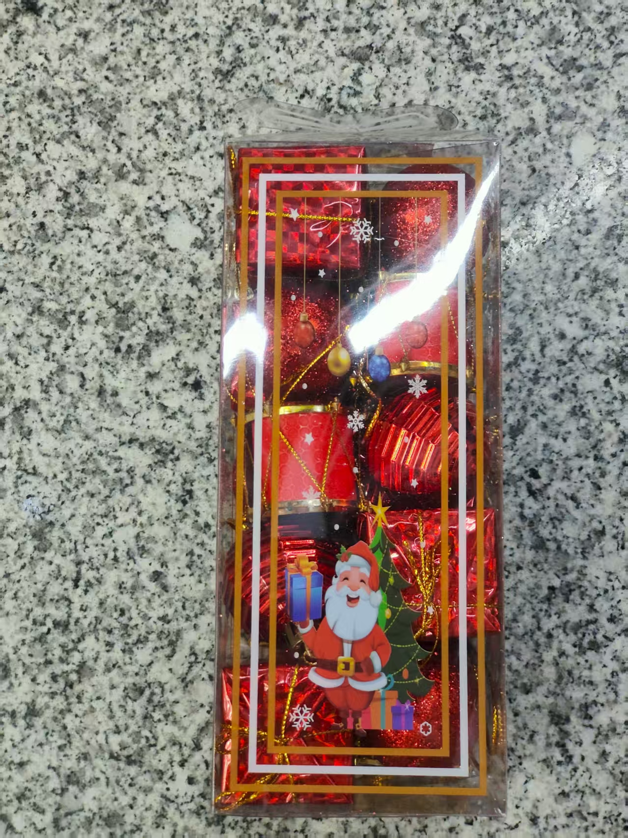 雅洋圣诞工艺品 圣诞装饰品圣诞树挂件圣诞节用品圣诞球圣诞节装饰品节假日布置装饰品文化用品白底实物图