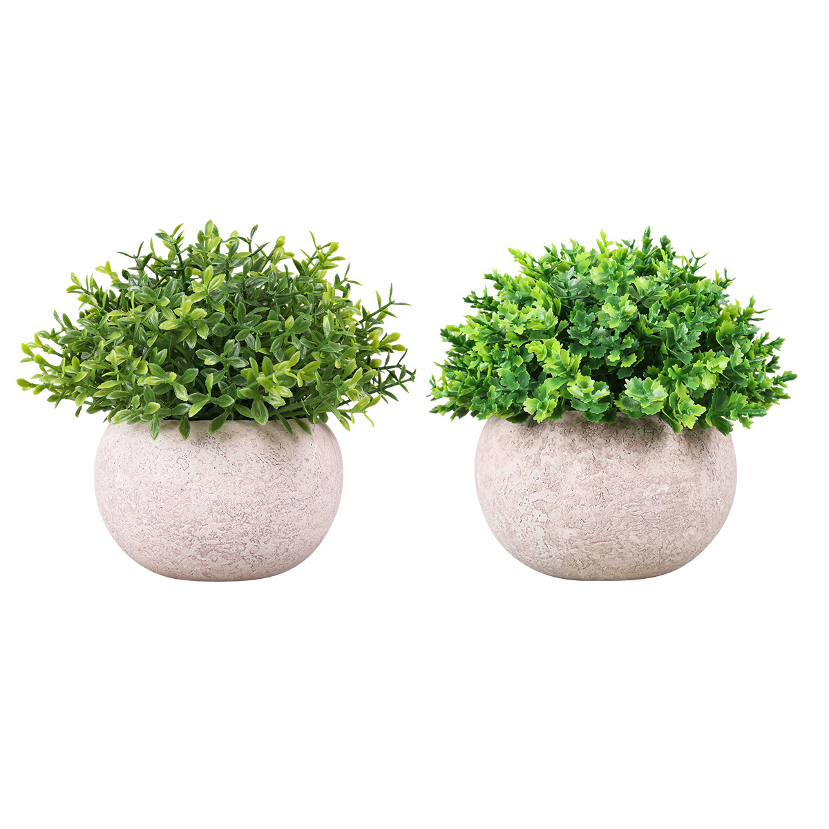 仿真迷你盆栽绿植圆形纸浆盆 跨境专供