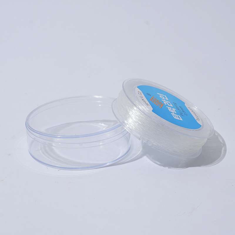 DIY elastic string, original imported transparent elastic string from South Korea, bracelet string, large roll crystal elastic string Specification image