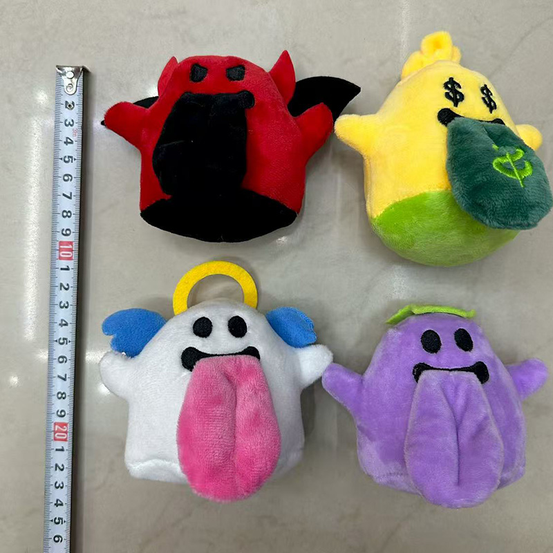Devil Series plush toys, cultural and creative cross-border bestsellers, creative dolls, cartoon peripheral pendants, plush toy pendants, keychains, cloth doll pendants, cute decorative gifts, claw machine factory direct sales Specification image