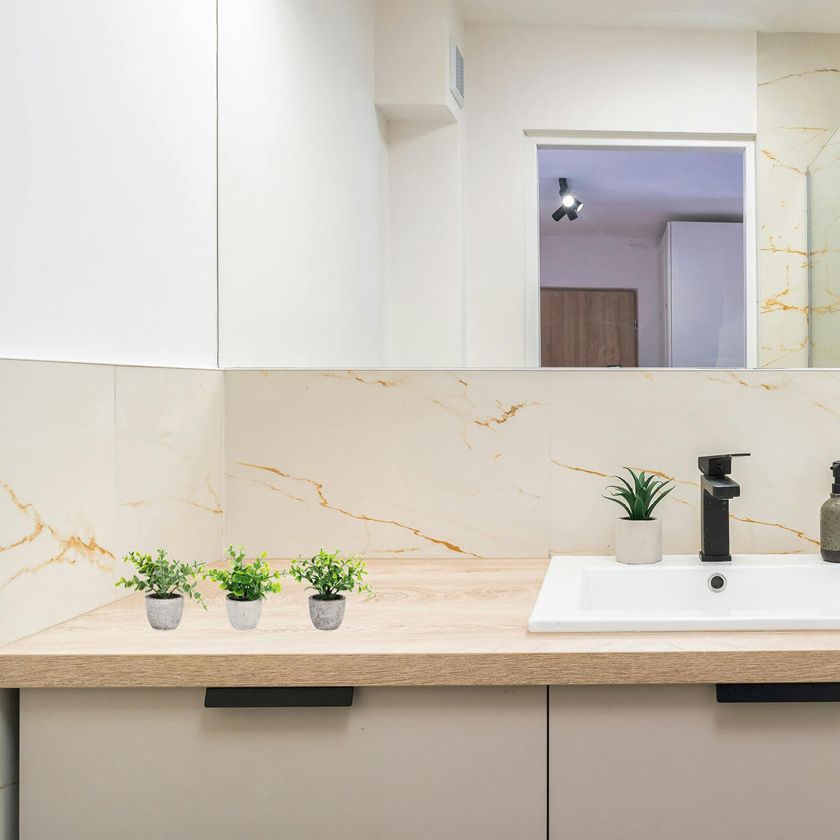 仿真盆栽实物图