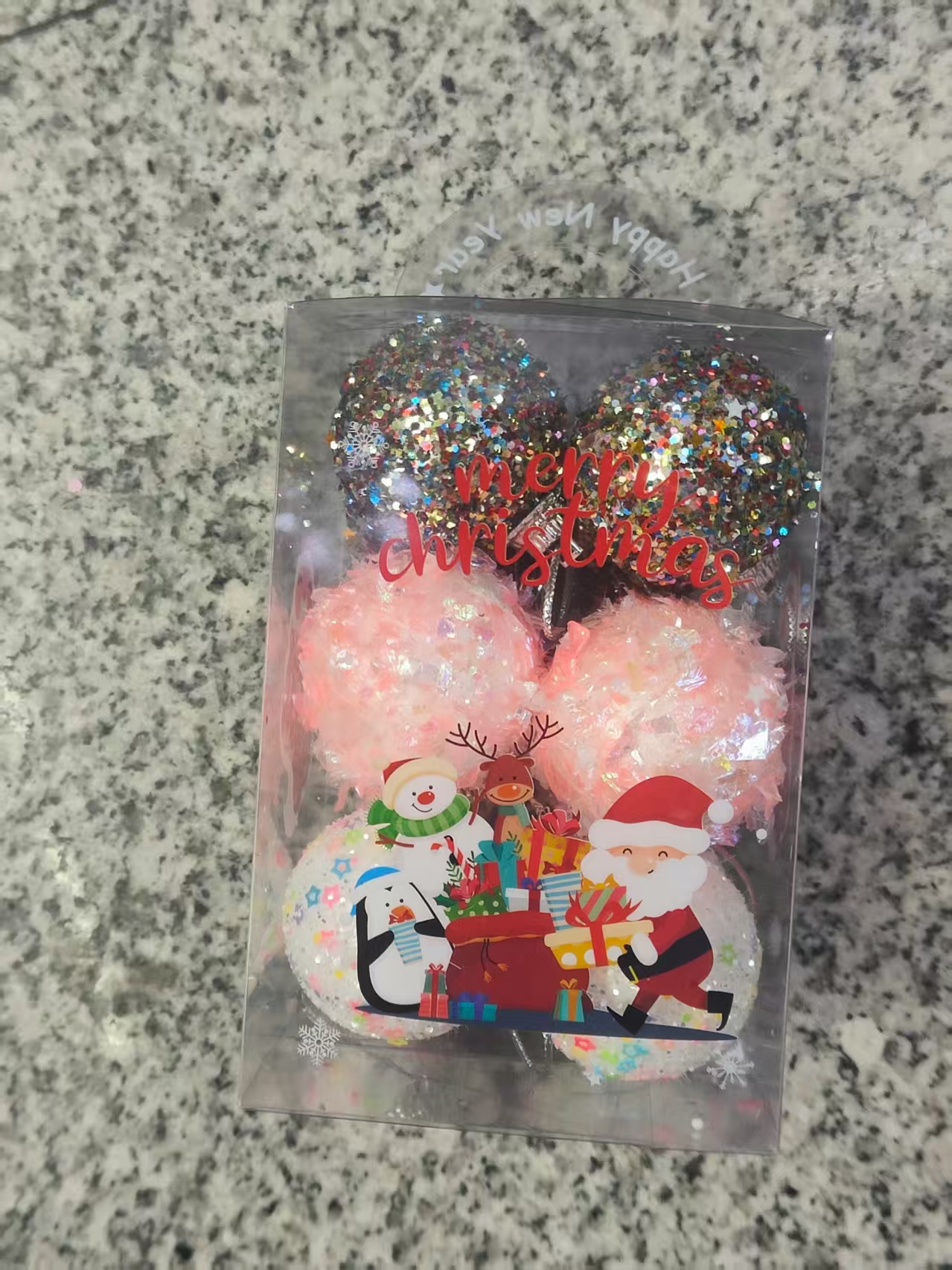 雅洋圣诞工艺品 圣诞装饰品圣诞树挂件圣诞节用品圣诞球圣诞节装饰品节日布置装饰品文化用品白底实物图