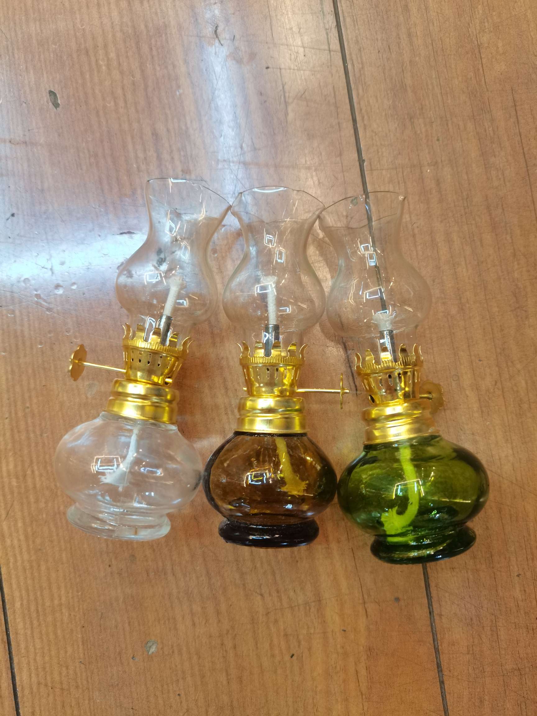 煤油灯 小号 三色灯 玻璃灯 七彩灯 佛灯 酥油灯