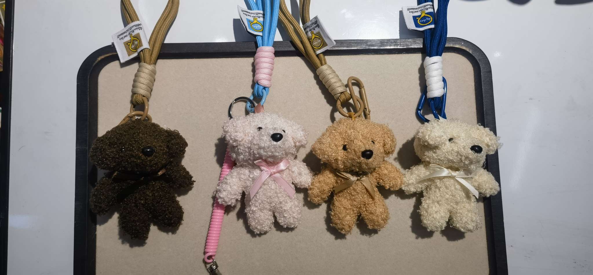 三丽欧獭兔毛球饰品钥匙扣配件透明樱桃珠挂饰时尚百搭礼品钥匙扣钥匙扣详情图4