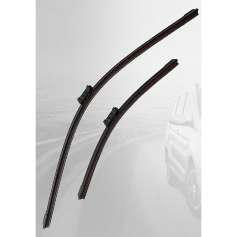 Factory wholesale of car wipers, front windshield wipers for snowy cars, and double rubber strip wipers for household cars details Picture