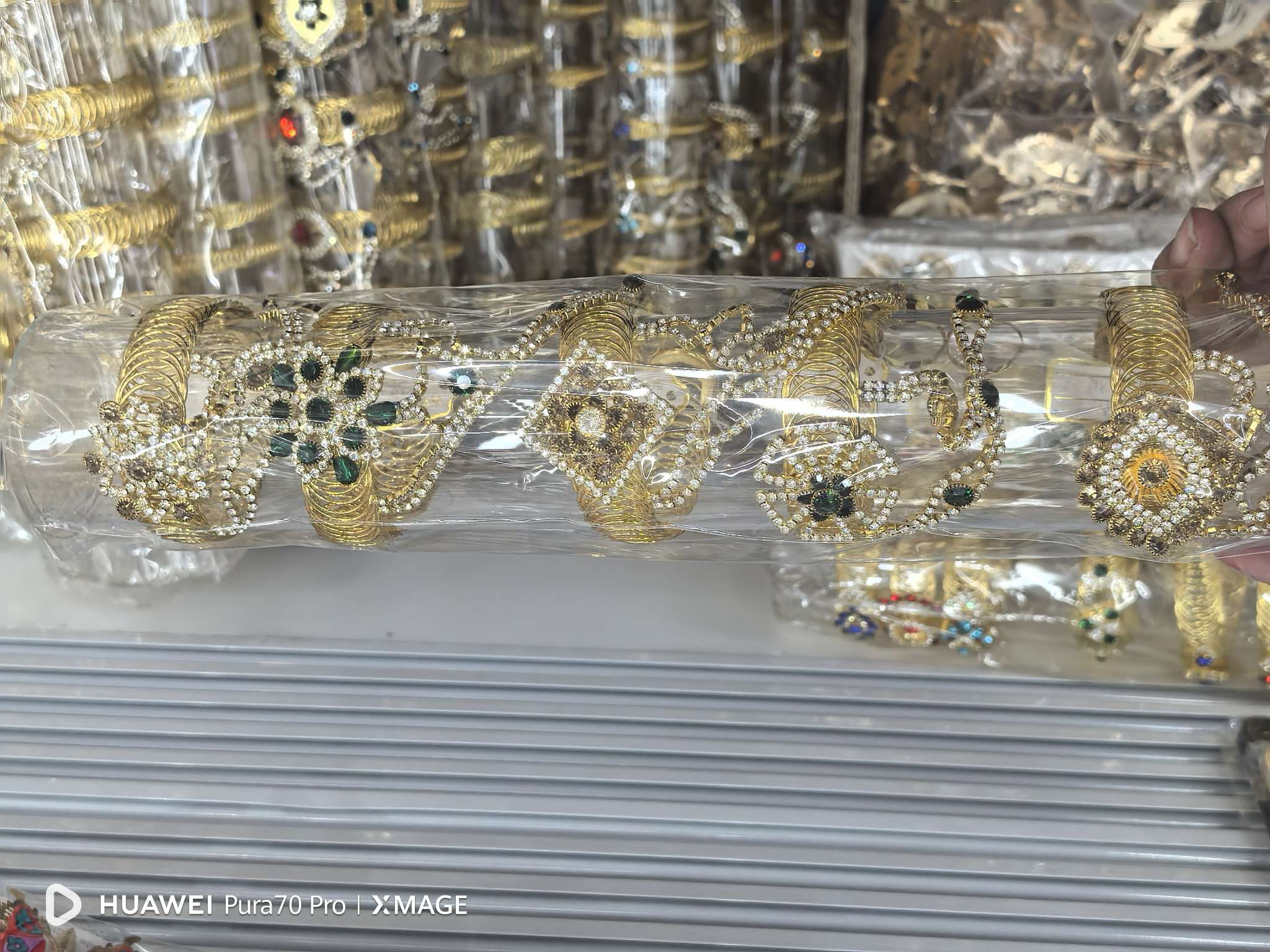 猫眼石沙金手镯叮当镯欧美时尚手饰手饰品女款简约百搭礼物手镯手镯欧美手镯