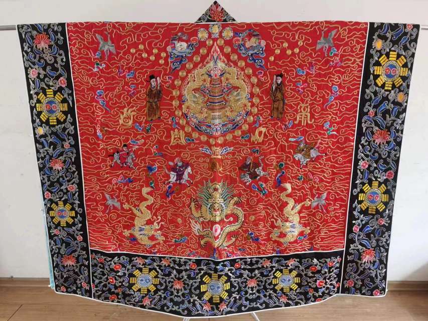 义乌宗教宏道工艺品精制宗教场所活动用品高档团龙衣详情图10
