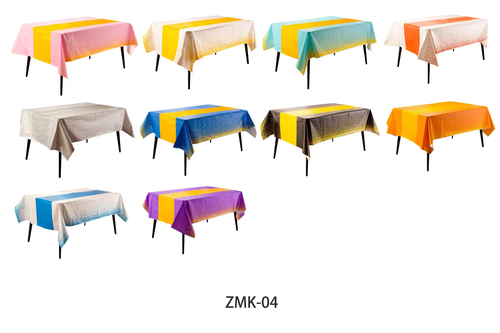  ZMK-04拼接圆点桌布