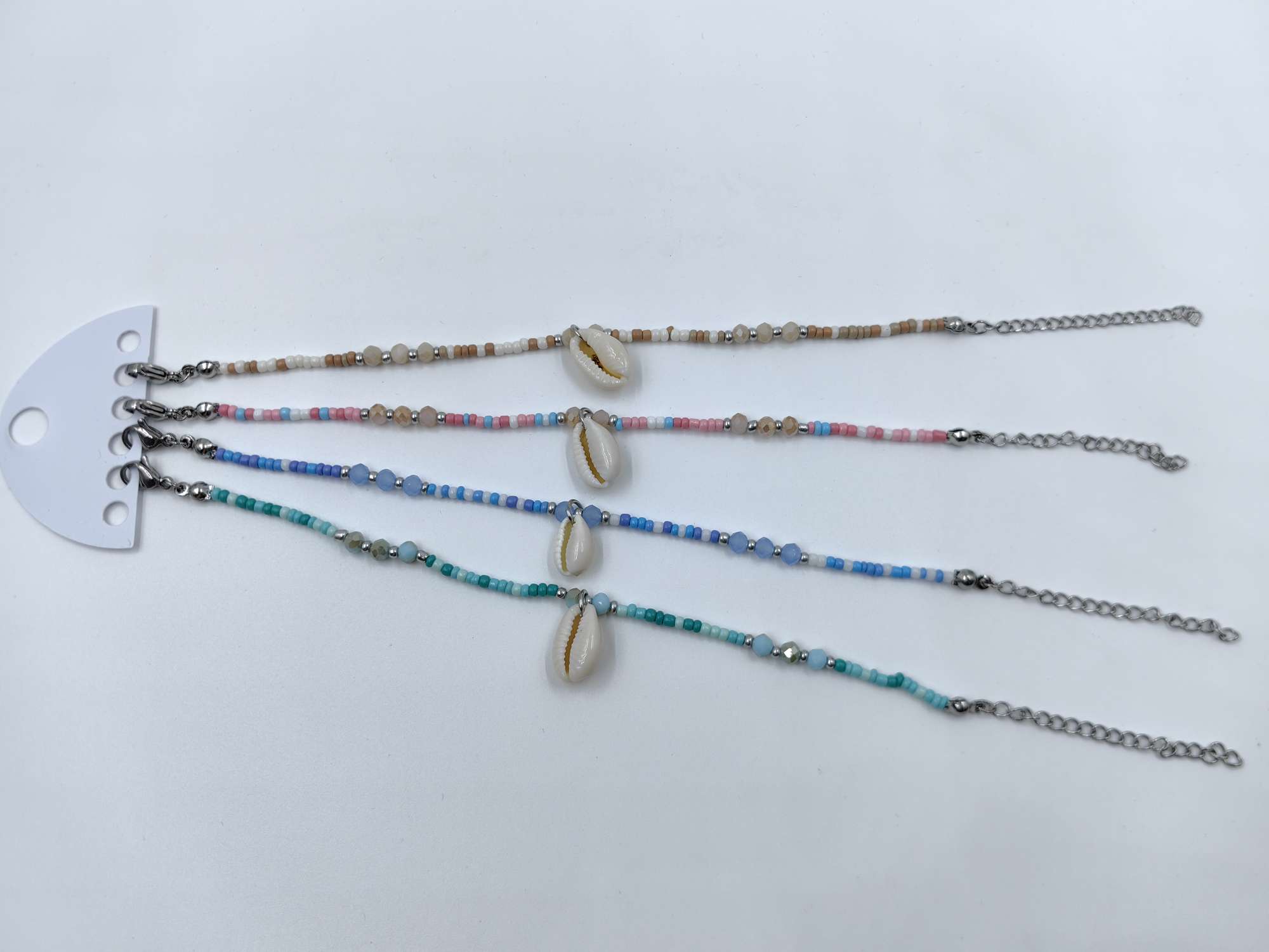 脚饰米珠时尚饰品脚链脚环潮流搭配米珠2025饰品白底实物图