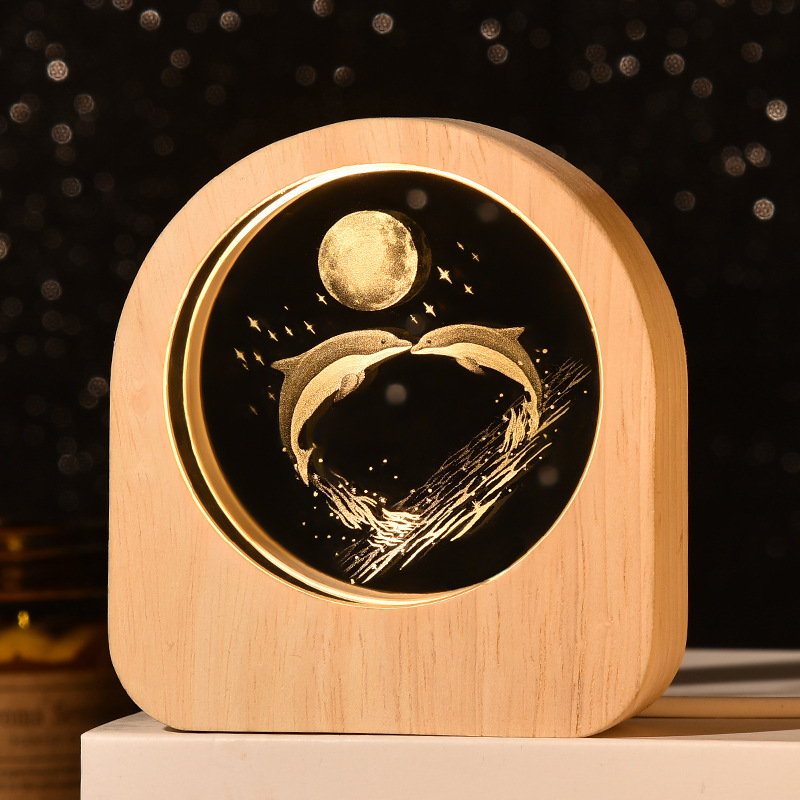 灯饰照明专用工艺装饰台灯圣诞铁艺亚克力摆件装饰品家居装饰品水晶球小夜灯生日礼物详情图5