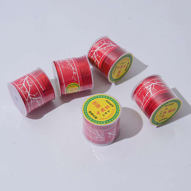 No. 72 Jade thread woven bracelet, special woven rope for gold stores, encrypted jade thread, pure hand-woven bracelet and necklace material detail image 2