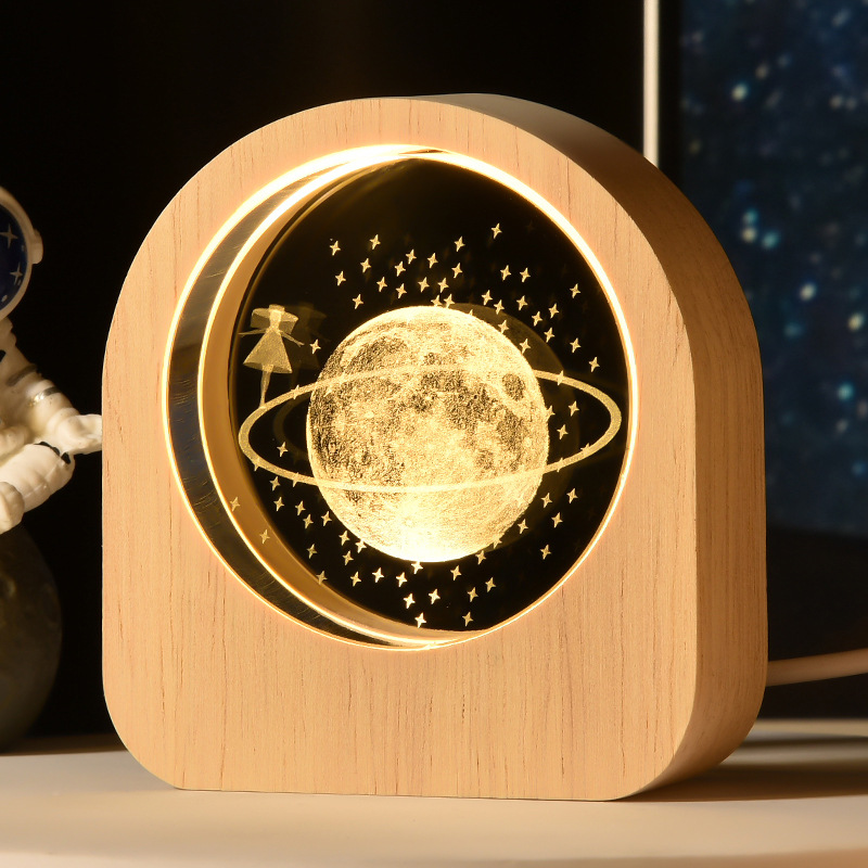 灯饰照明专用工艺装饰台灯圣诞铁艺亚克力摆件装饰品家居装饰品水晶球小夜灯生日礼物详情图4