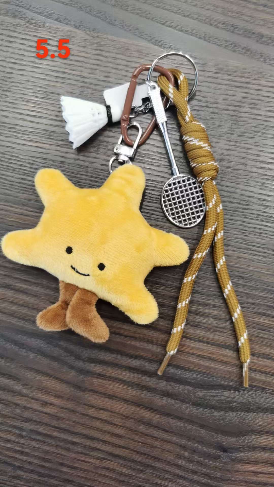 饰品配件挂件流苏海星滴油合金沙金坠子装饰品配饰时尚百搭白底实物图