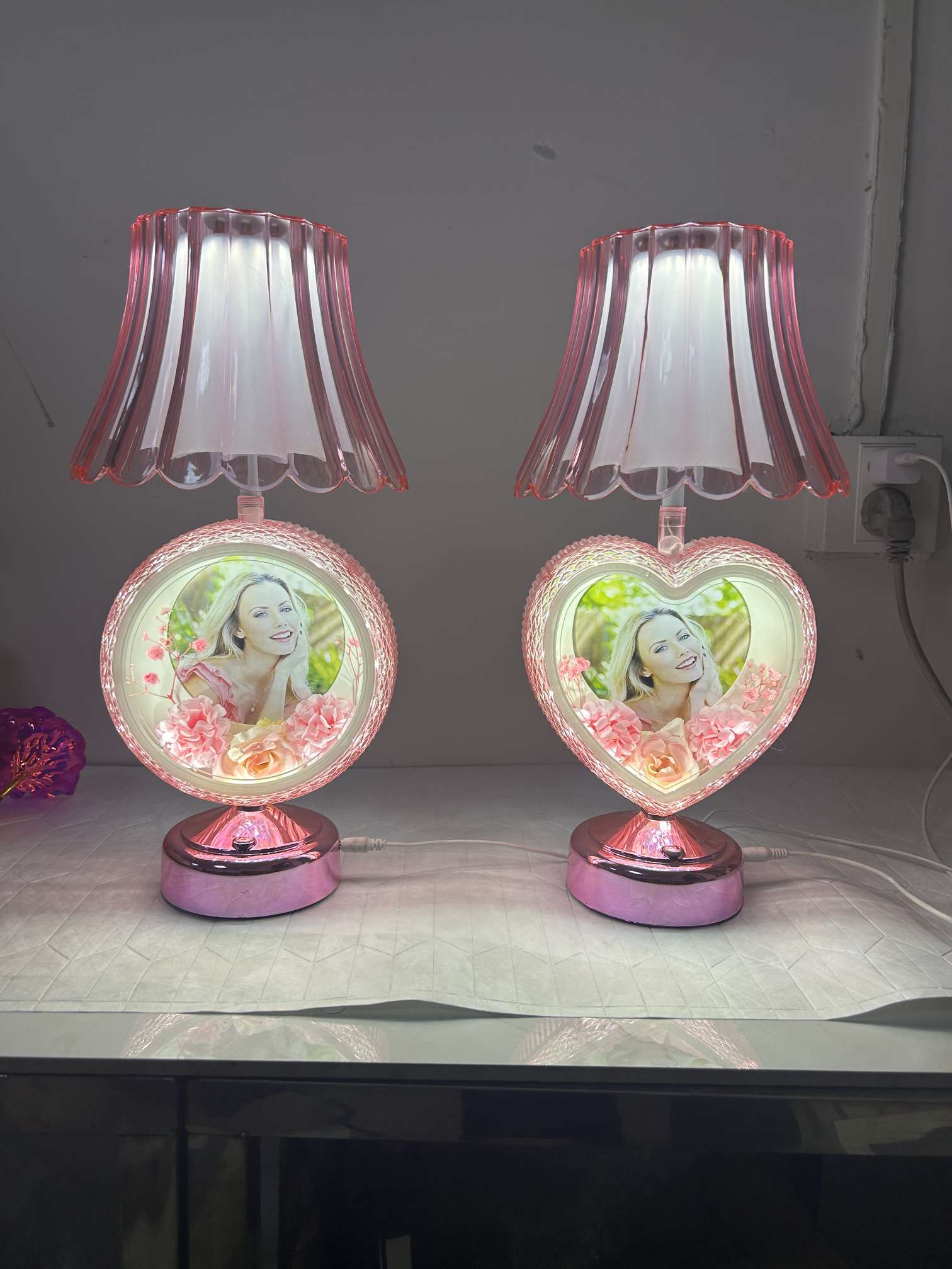 台灯相框   小夜灯  相框台灯
