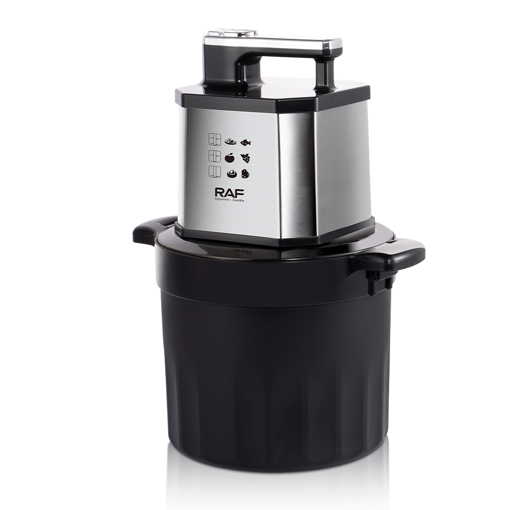 RAF European standard cross-border stainless steel household double-speed feed large-capacity electric meat grinder, vegetable and meat grinder, 8L details Picture