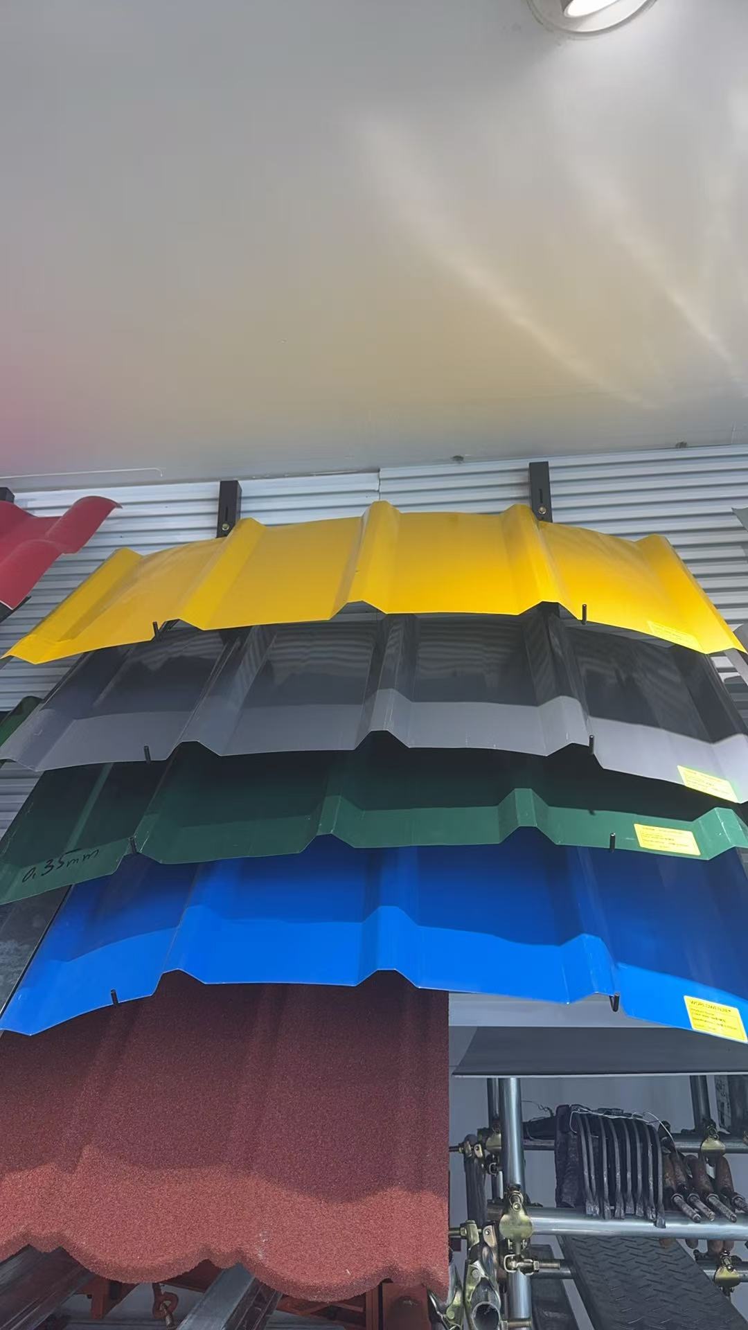 彩钢瓦多颜色屋顶瓦片建筑材料钢瓦