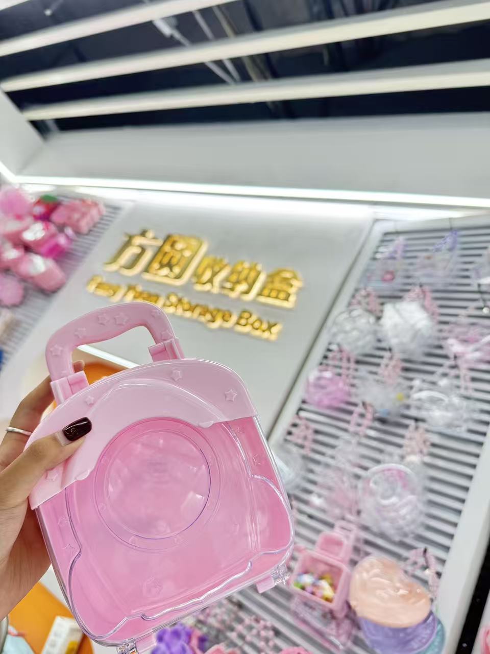 韩派儿童首饰发饰公主女孩手链项链戒指收纳化妆盒生日礼物