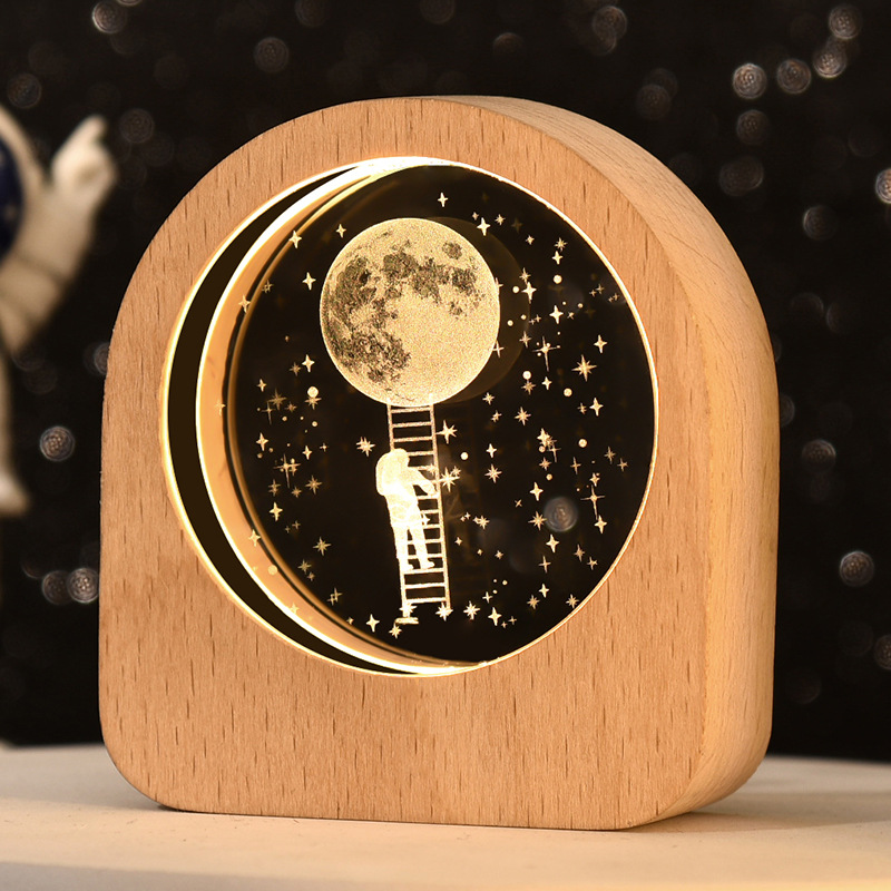 灯饰照明专用工艺装饰台灯圣诞铁艺亚克力摆件装饰品家居装饰品水晶球小夜灯生日礼物详情图7