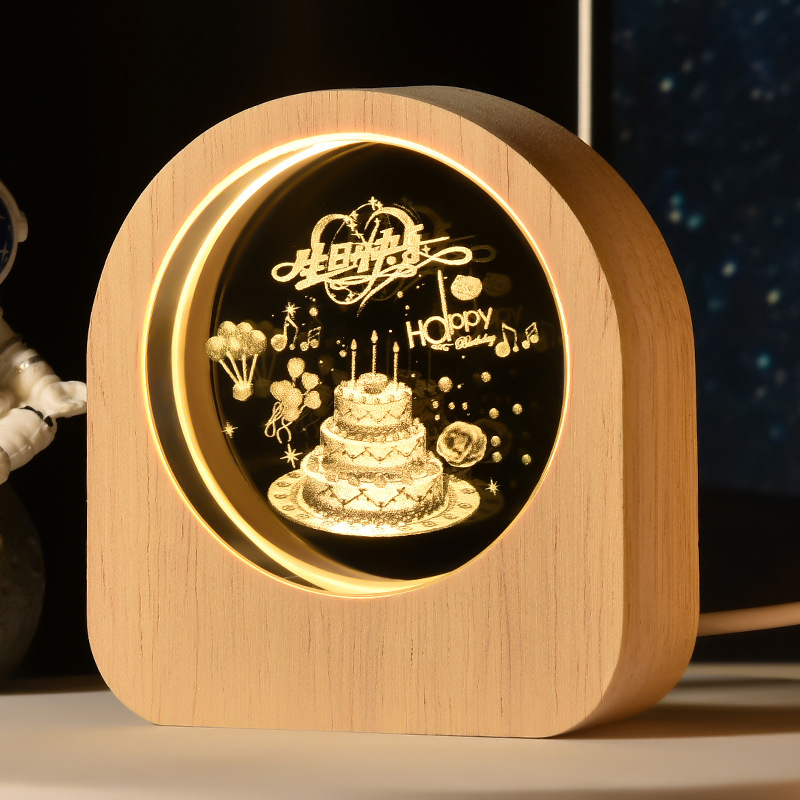 灯饰照明专用工艺装饰台灯圣诞铁艺亚克力摆件装饰品家居装饰品水晶球小夜灯生日礼物详情图12