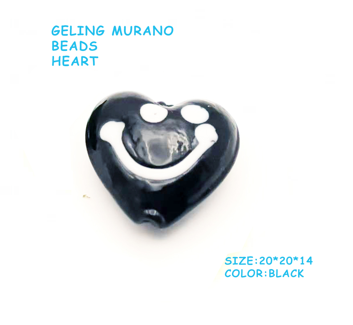 琉璃珠手链项链毛衣链耳环头饰材料琉璃桃心散珠diy饰品配件