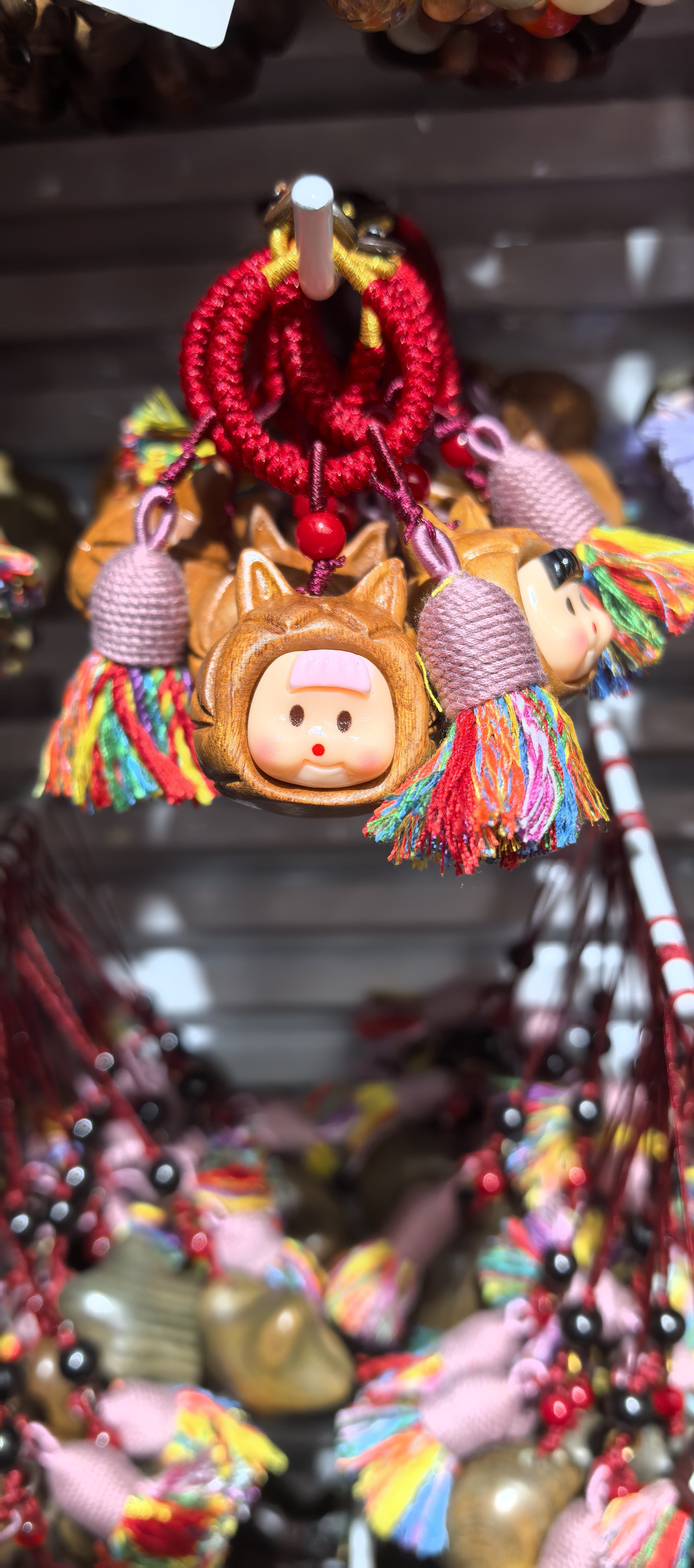 工艺品礼品手工艺品木质雕刻实木工艺品家居装饰赠品居家小吊饰，包包，钥匙扣吊饰木制品详情图6