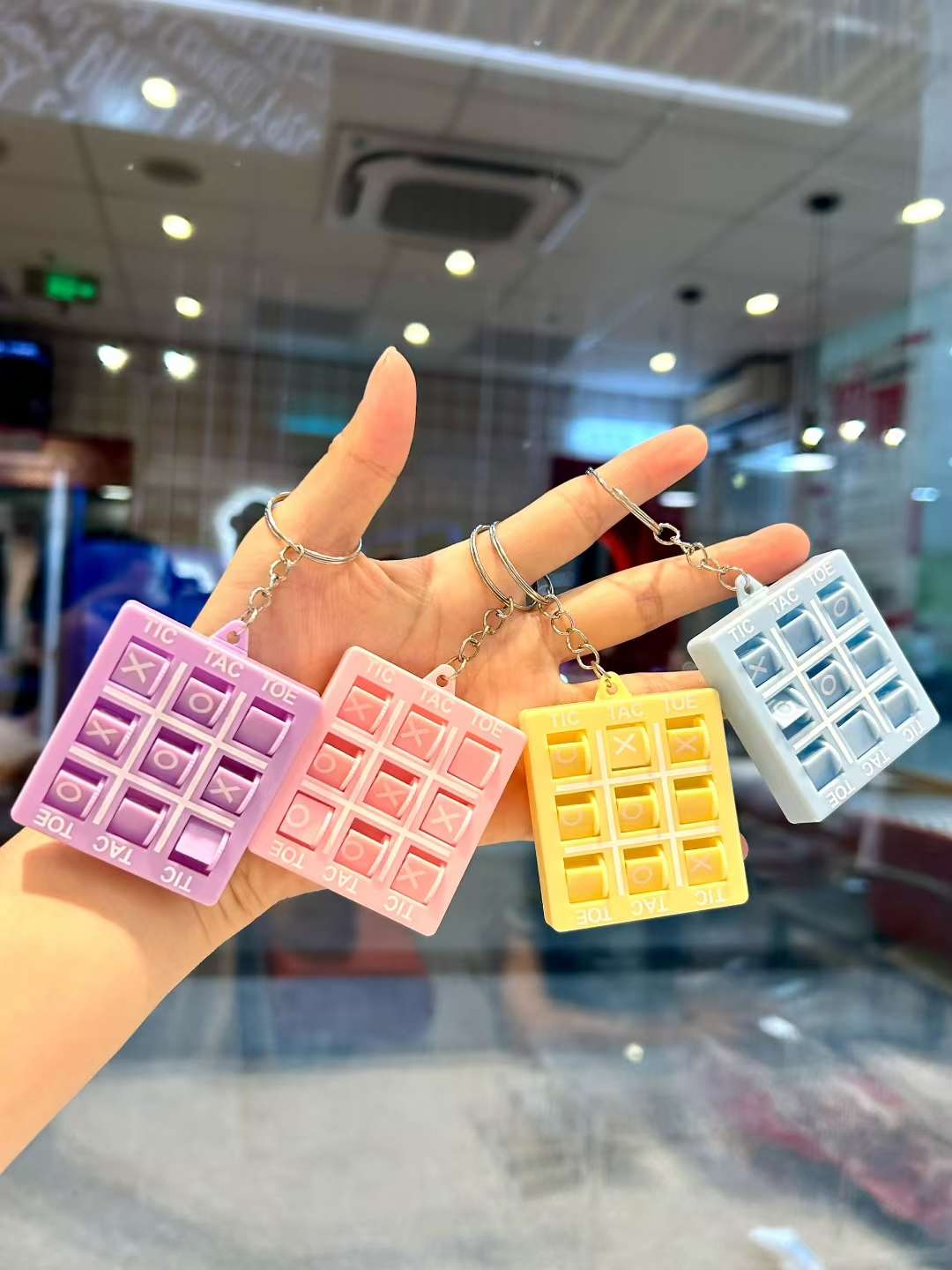 Stress-relieving keychain, stress-relieving keychain Application Scenario