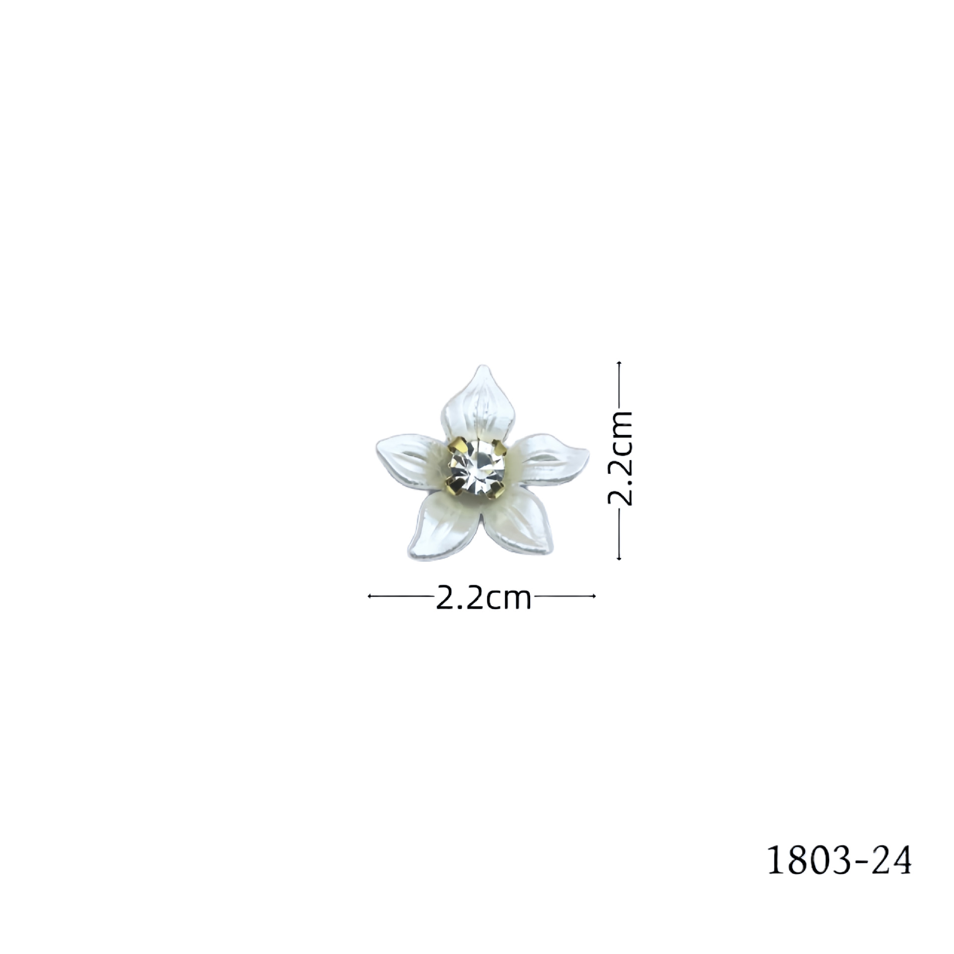 Hot-selling pearl and flower jewelry accessories, diamond-encrusted clothing, hair accessories, crocs, diy material accessories detail image 14